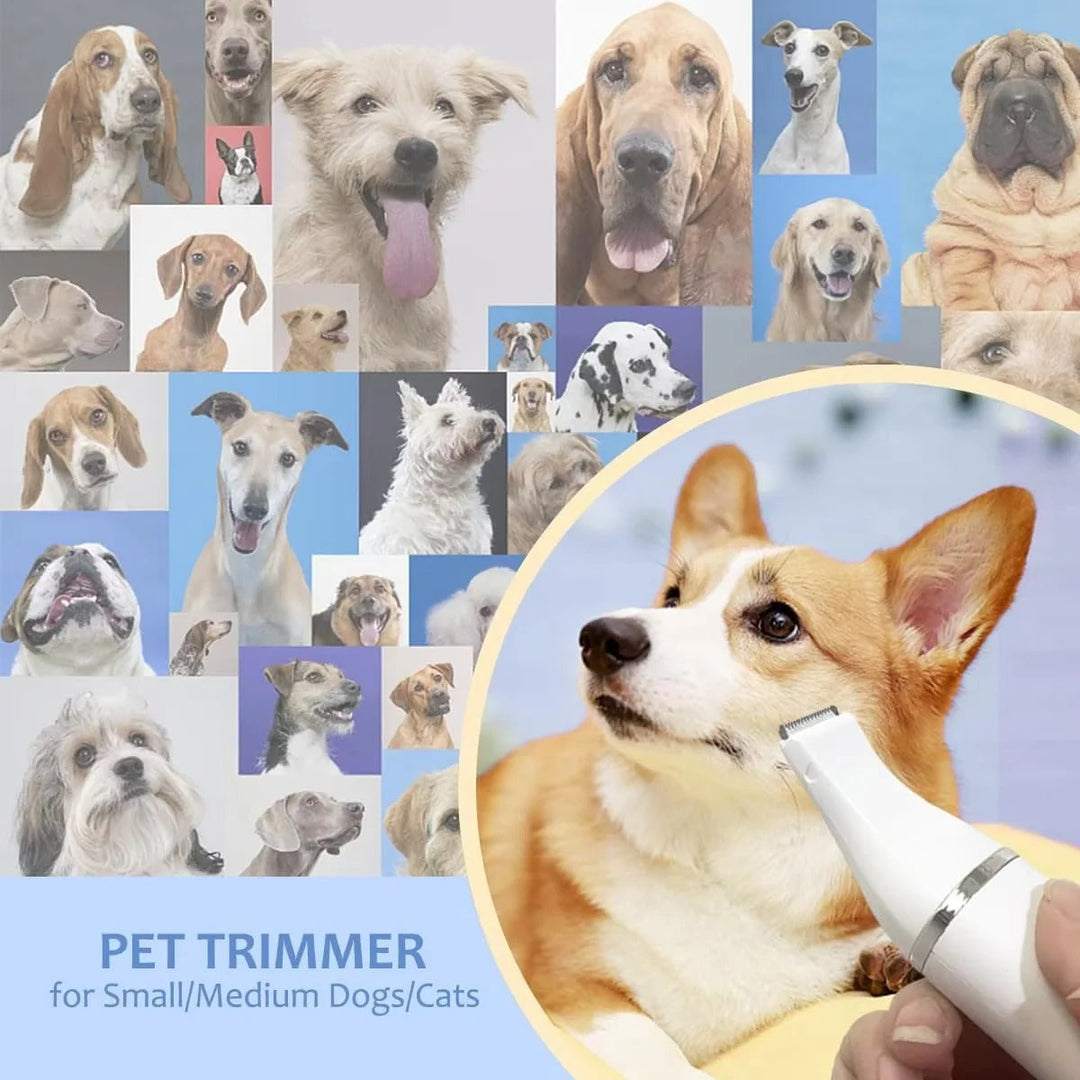 Pet Grooming Kit with Clipper and Nail Grinder