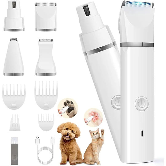 Pet Grooming Kit with Clipper and Nail Grinder