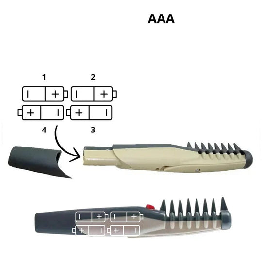 Pet Grooming Rake with Anti-Tangle Design and Long Hair Comb