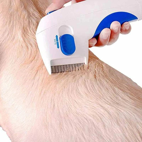 Pet Grooming Tool with Electric Comb and Gentle Care