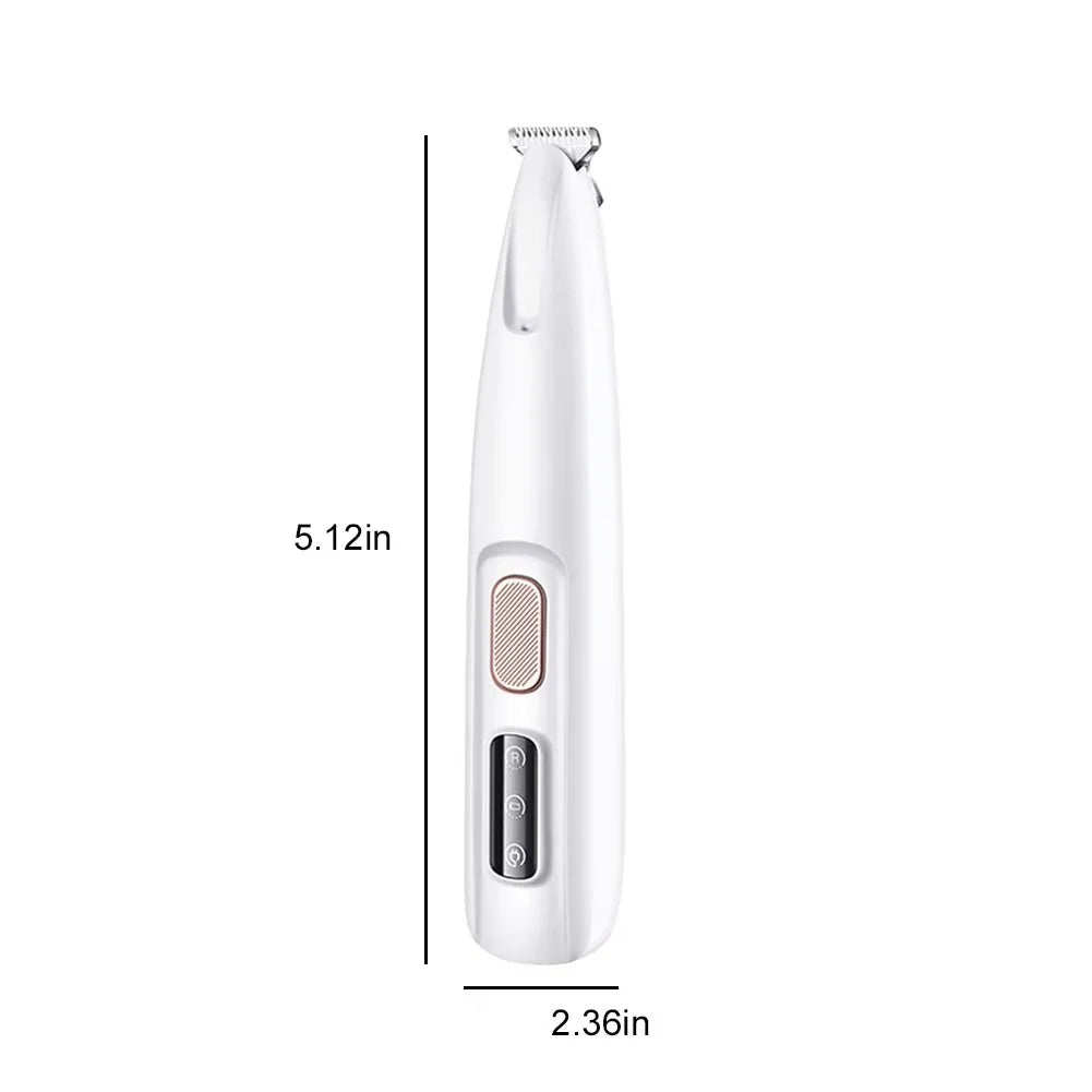 Pet Grooming Tool with Rechargeable Battery and Cordless Design