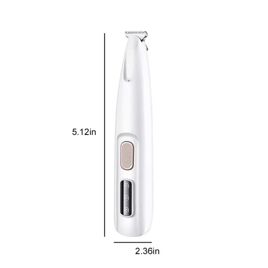 Pet Grooming Tool with Rechargeable Battery and Cordless Design