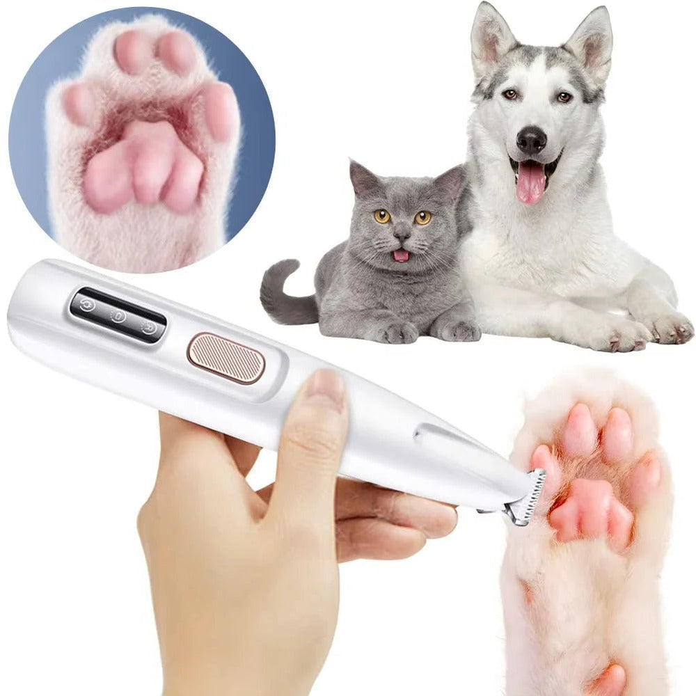 Pet Grooming Tool with Rechargeable Battery and Cordless Design