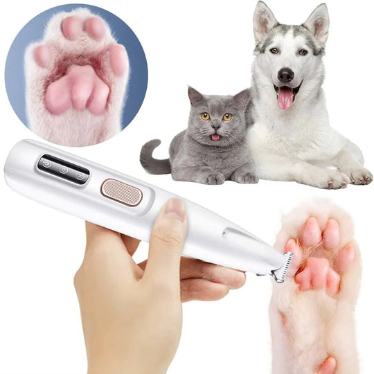 Pet Grooming Tool with Rechargeable Battery and Cordless Design