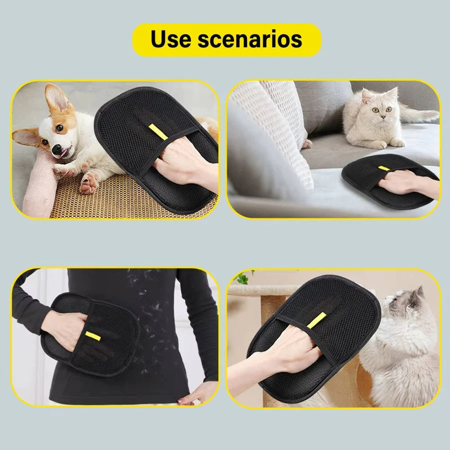 Pet Hair Remover with Dual-Sided Design and Easy Grip