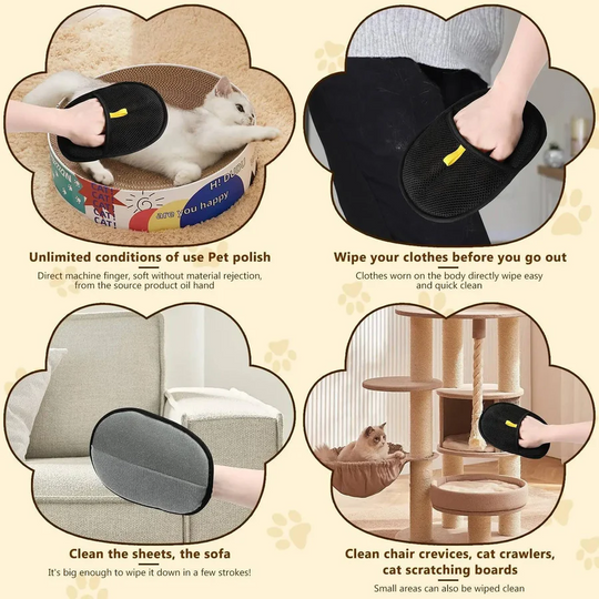 Pet Hair Remover with Dual-Sided Design and Easy Grip