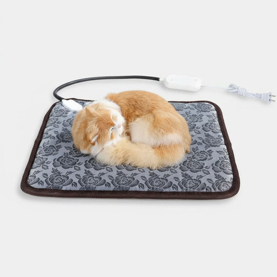 Pet Heating Mat with Adjustable Temperature and Waterproof Design
