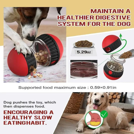 Pet Puzzle Toy with Slow Feeding and Interactive Design