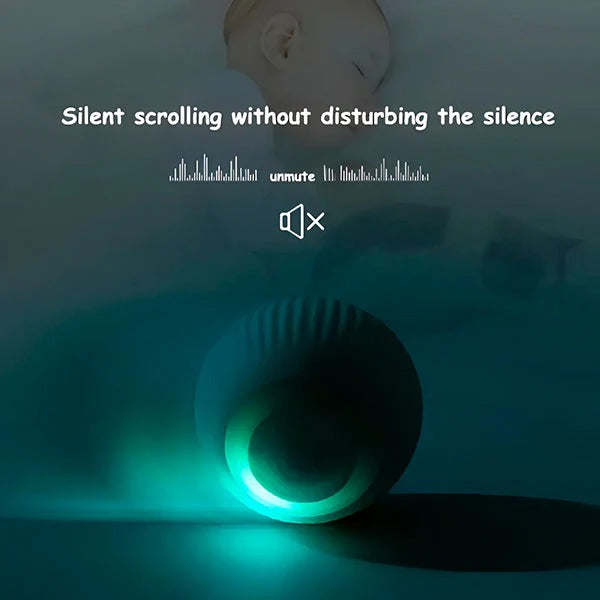 Pet Toy with Automatic Rolling Action and USB Charging