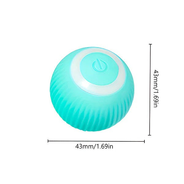 Pet Toy with Automatic Rolling Action and USB Charging