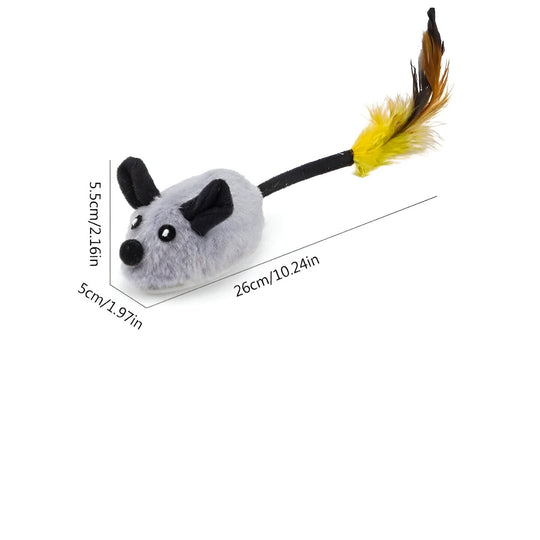 Pet Toy with Motion Activation and Mouse Design