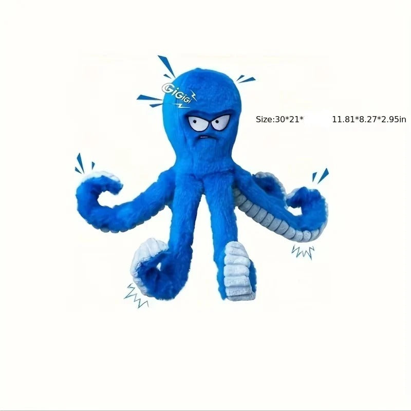 Pet Toy with Plush Design and Sound Effect