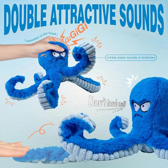 Pet Toy with Plush Design and Sound Effect