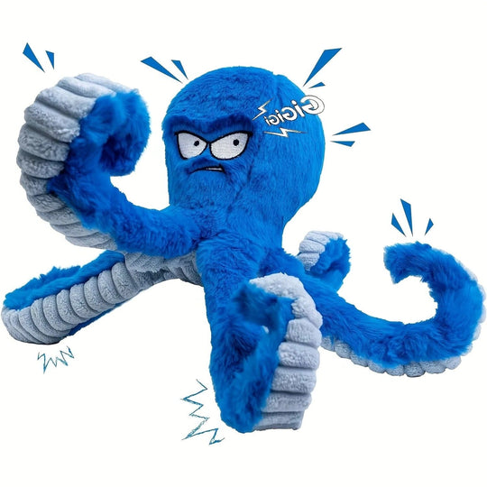 Pet Toy with Plush Design and Sound Effect
