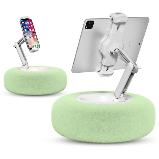 Phone Holder Pillow with Snack Bowl and Soft Fabric