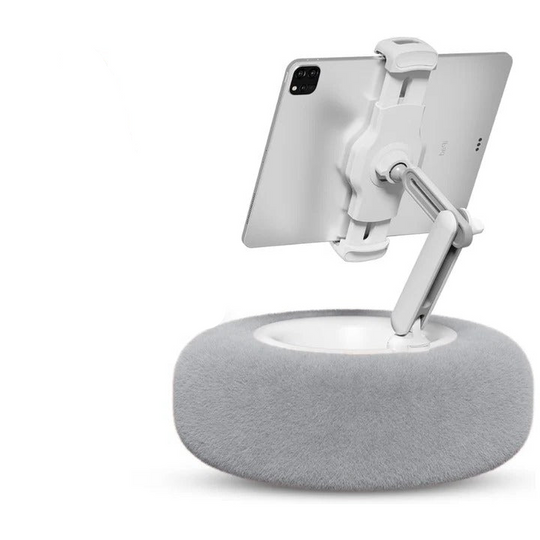 Phone Holder Pillow with Snack Bowl and Soft Fabric