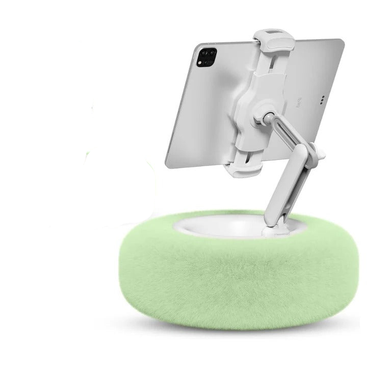 Phone Holder Pillow with Snack Bowl and Soft Fabric