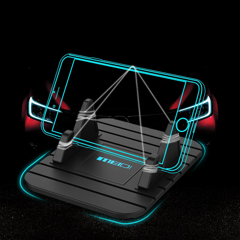 Phone Holder with Non-Slip Grip and Adjustable Design