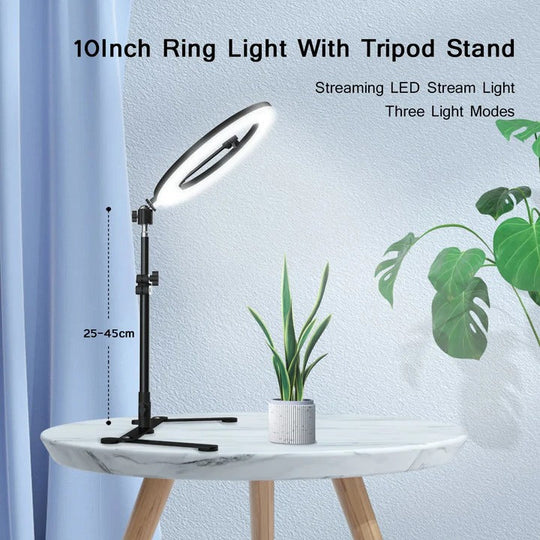Photography Kit with LED Ring Light and Tripod