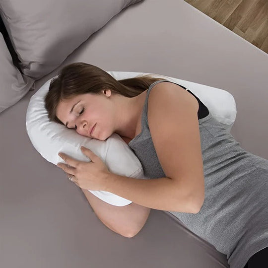 Pillow with Memory Foam and Ear Hole Support