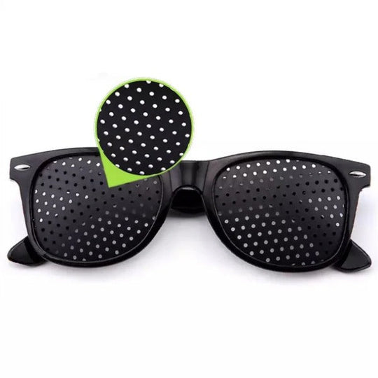 Pinhole Glasses with Eye Relaxation and Vision Training