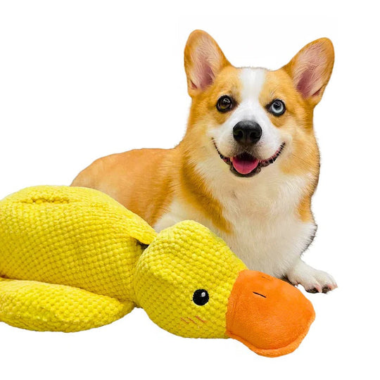 Plush Duck Toy with Soft Texture and Comforting Design