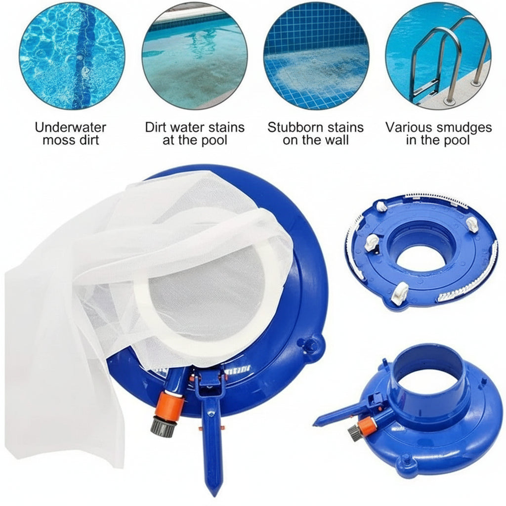 Pool Vacuum with Leaf Removal and Hose Compatibility