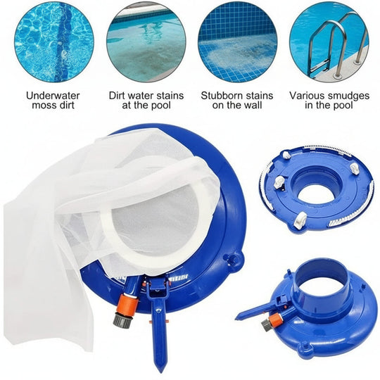 Pool Vacuum with Leaf Removal and Hose Compatibility