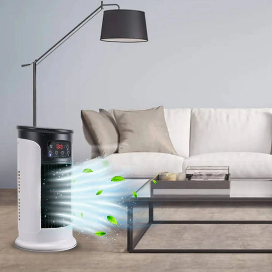 Portable Air Conditioner with Stand-Up Design and Windowless Operation