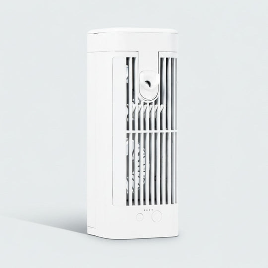 Portable Air Cooler with Desk Fan and Spray Mist