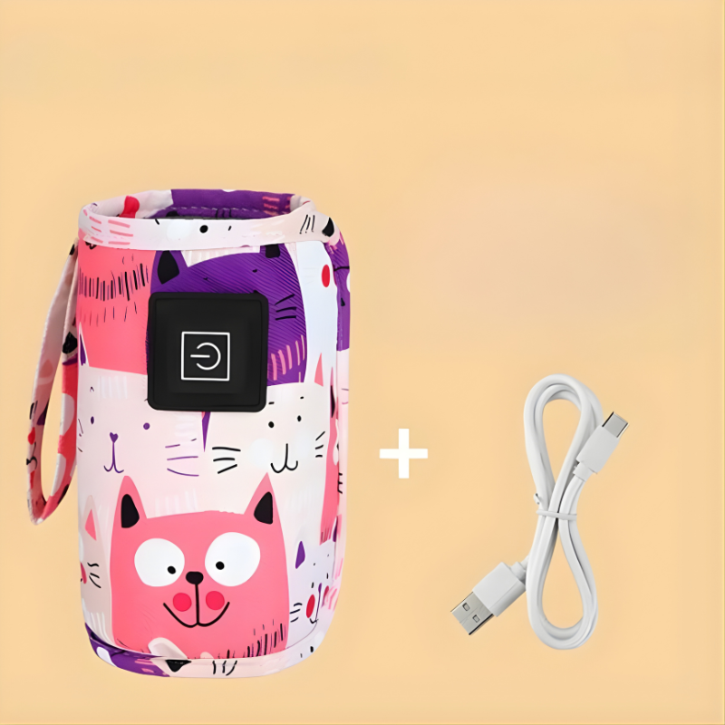 Portable Bottle Warmer with Fast Heating and Travel-Friendly Design