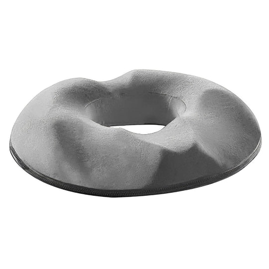 Portable Seat Cushion with Central Cutout and Washable Cover