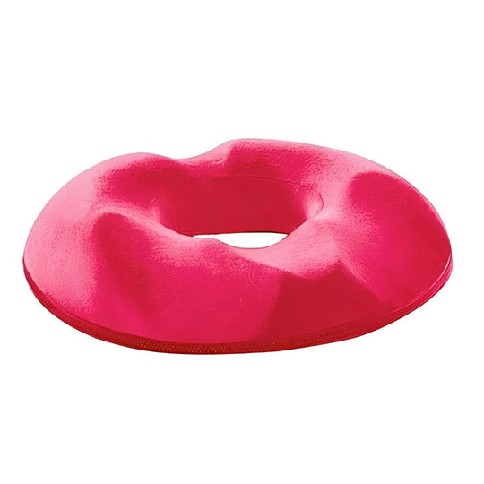 Portable Seat Cushion with Central Cutout and Washable Cover