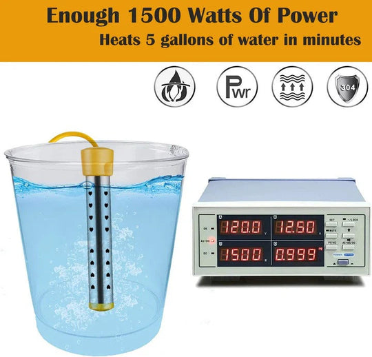 Portable Water Heater with Fast Heating and Compact Design
