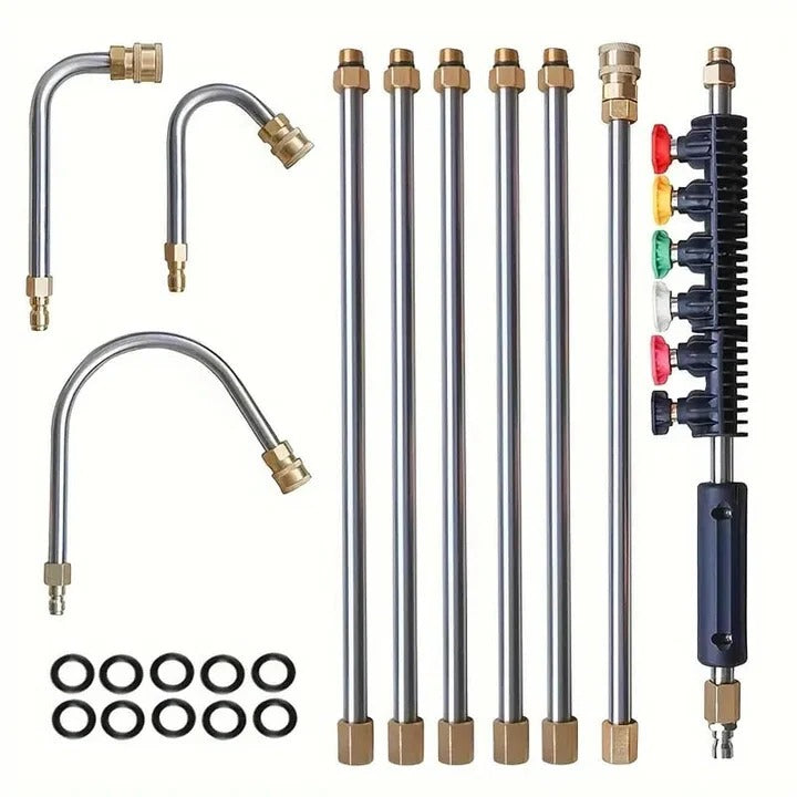 Pressure Washer Wand with Telescoping Extension and 4000 PSI Compatibility