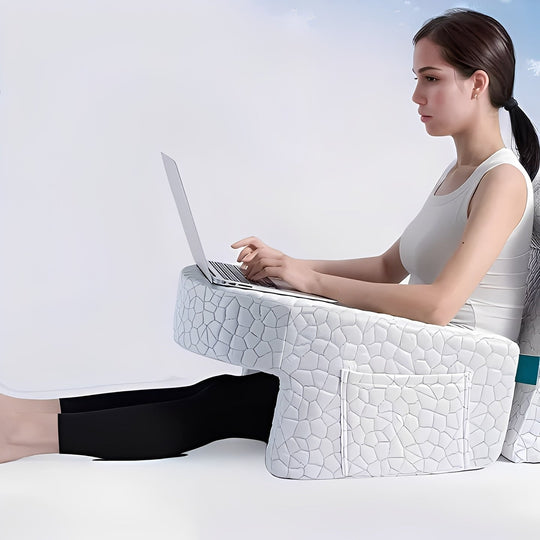 Reading Pillow with Memory Foam and Removable Cover