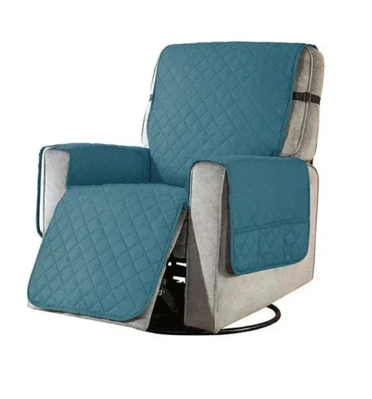 Recliner Cover with Stretchable Fabric and Quilted Design