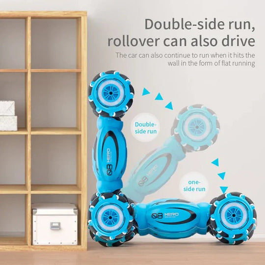 Remote-Control Car with All-Terrain Wheels and Multi-Directional Movement