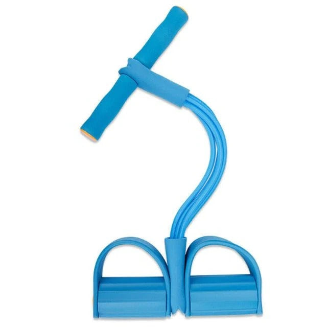 Resistance Bands with Pedals and Sit-Up Support