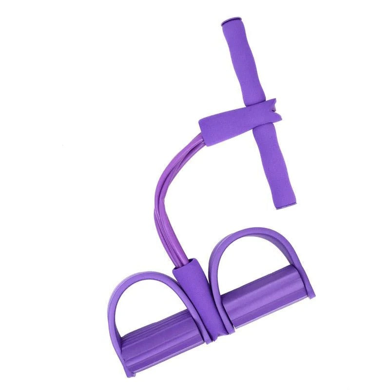 Resistance Bands with Pedals and Sit-Up Support