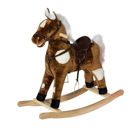 Ride-On Toy with Plush Design and Music
