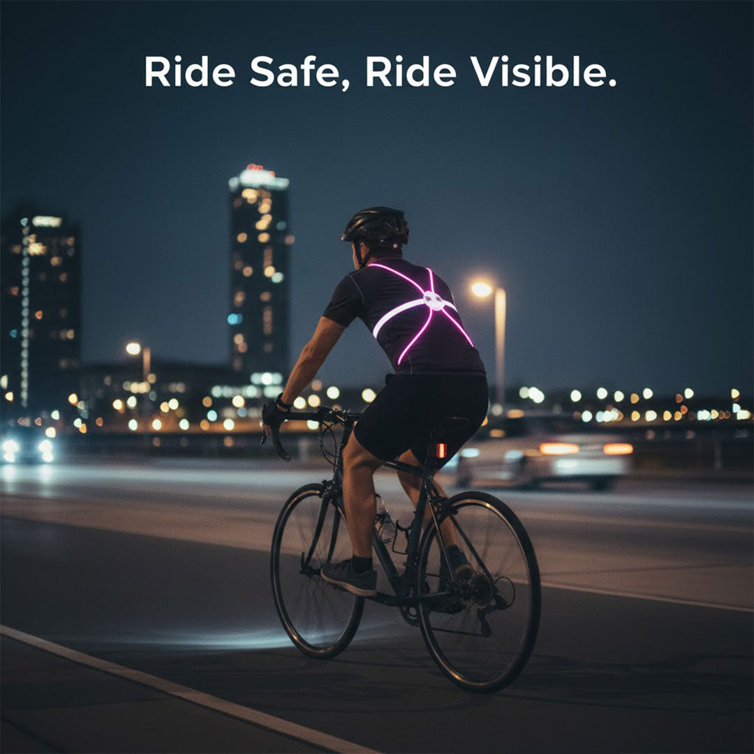 Safety Vest with Reflective Strips and Adjustable Straps