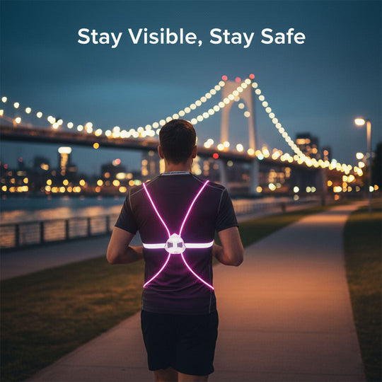 Safety Vest with Reflective Strips and Adjustable Straps