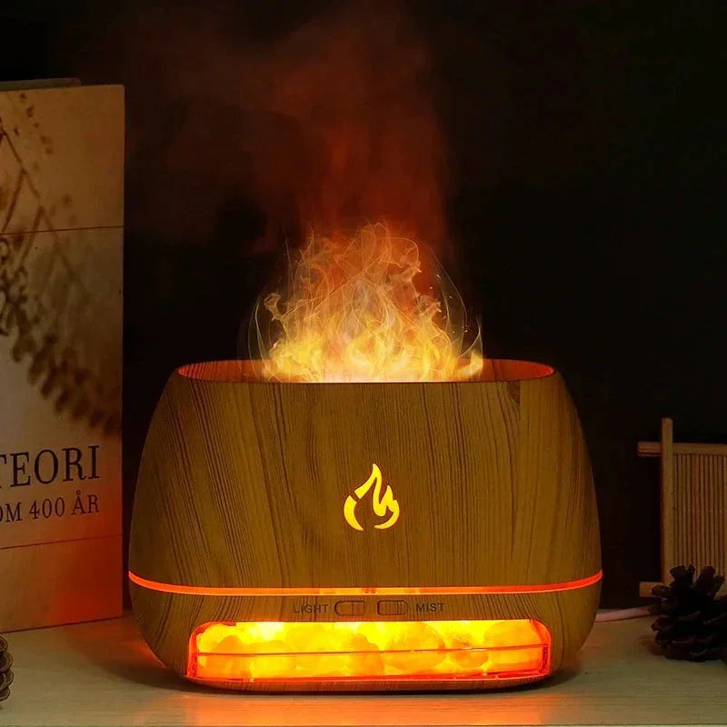 Salt Lamp with USB Power and Crystal Design