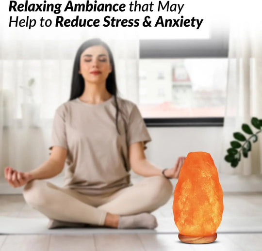 Salt Lamp with USB Power and Crystal Design