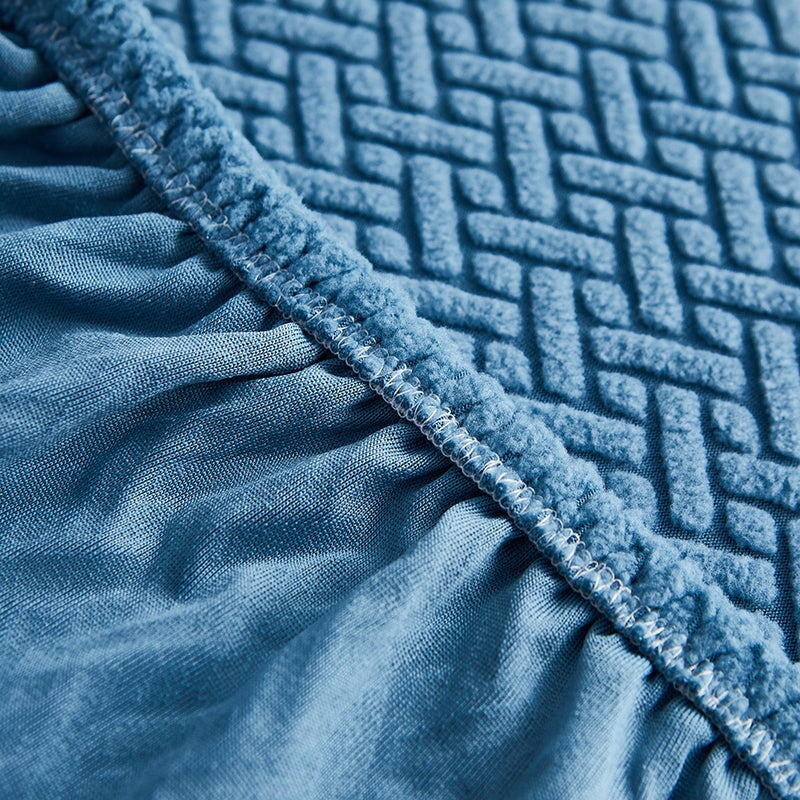 Sectional Sofa Cover with Stretchable Fabric and Easy Installation
