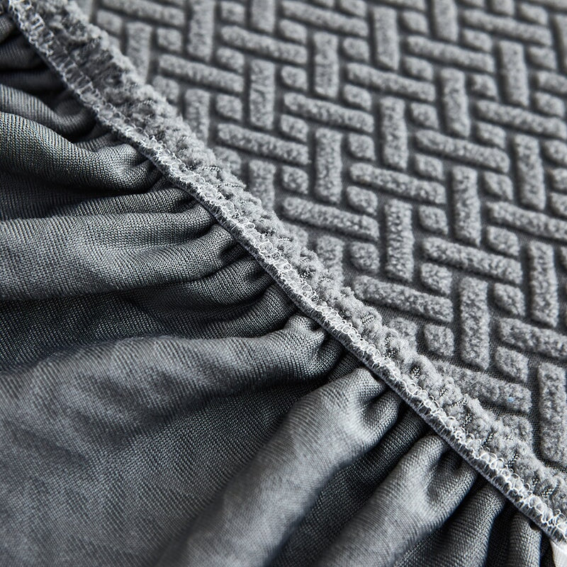 Sectional Sofa Cover with Stretchable Fabric and Easy Installation