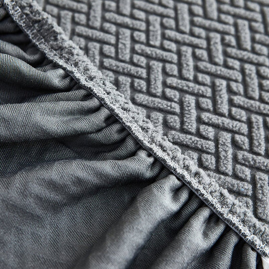Sectional Sofa Cover with Stretchable Fabric and Easy Installation