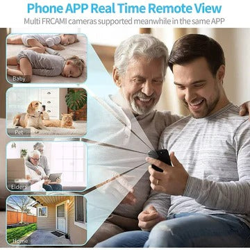Security Camera with HD Video and Wireless Audio