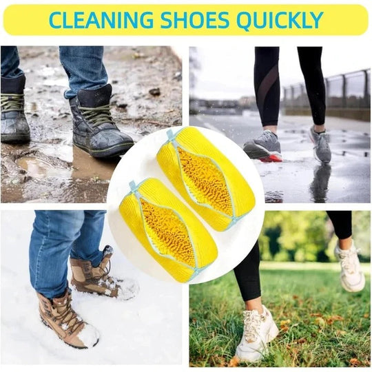 Shoe Care Kit with Laundry Pouch and Washing Bag